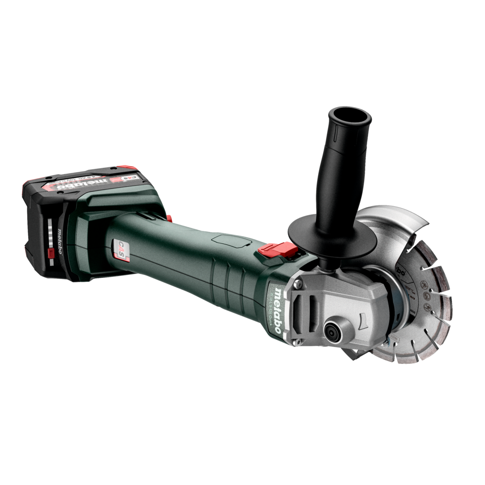 Aku úhlová bruska Metabo W 18 L 9-125, 18V, kufr