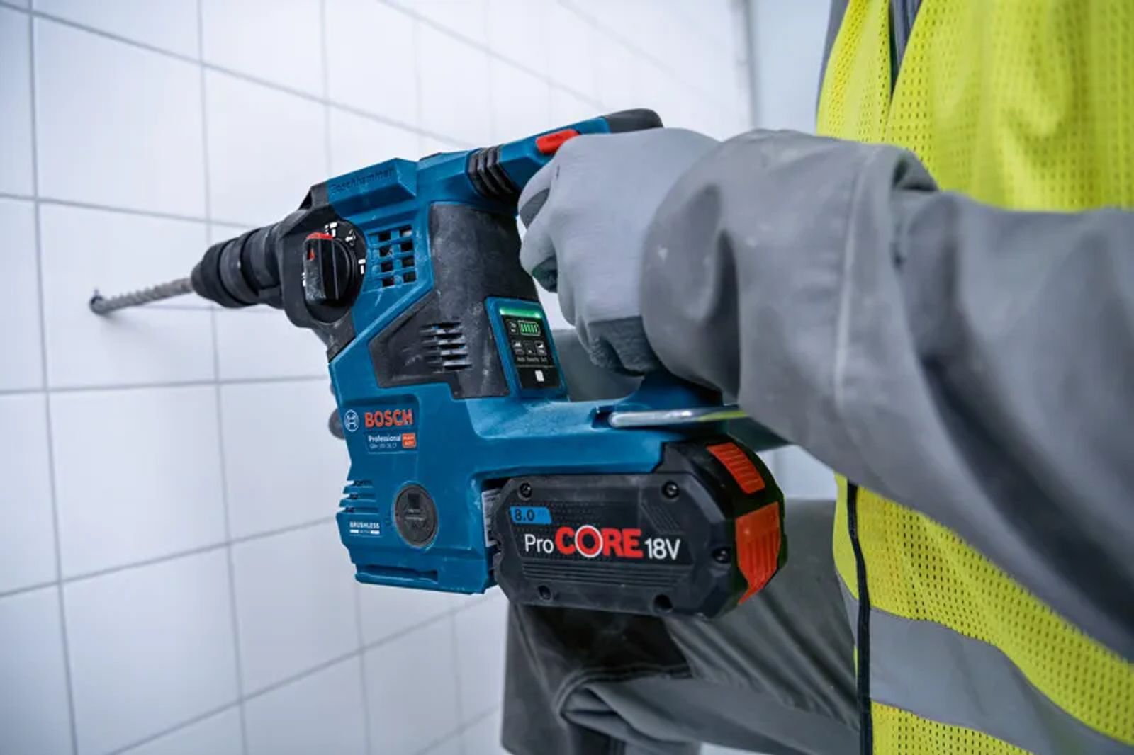 Aku vrtací kladivo BOSCH PRO GBH 18V-28 CF, 18V