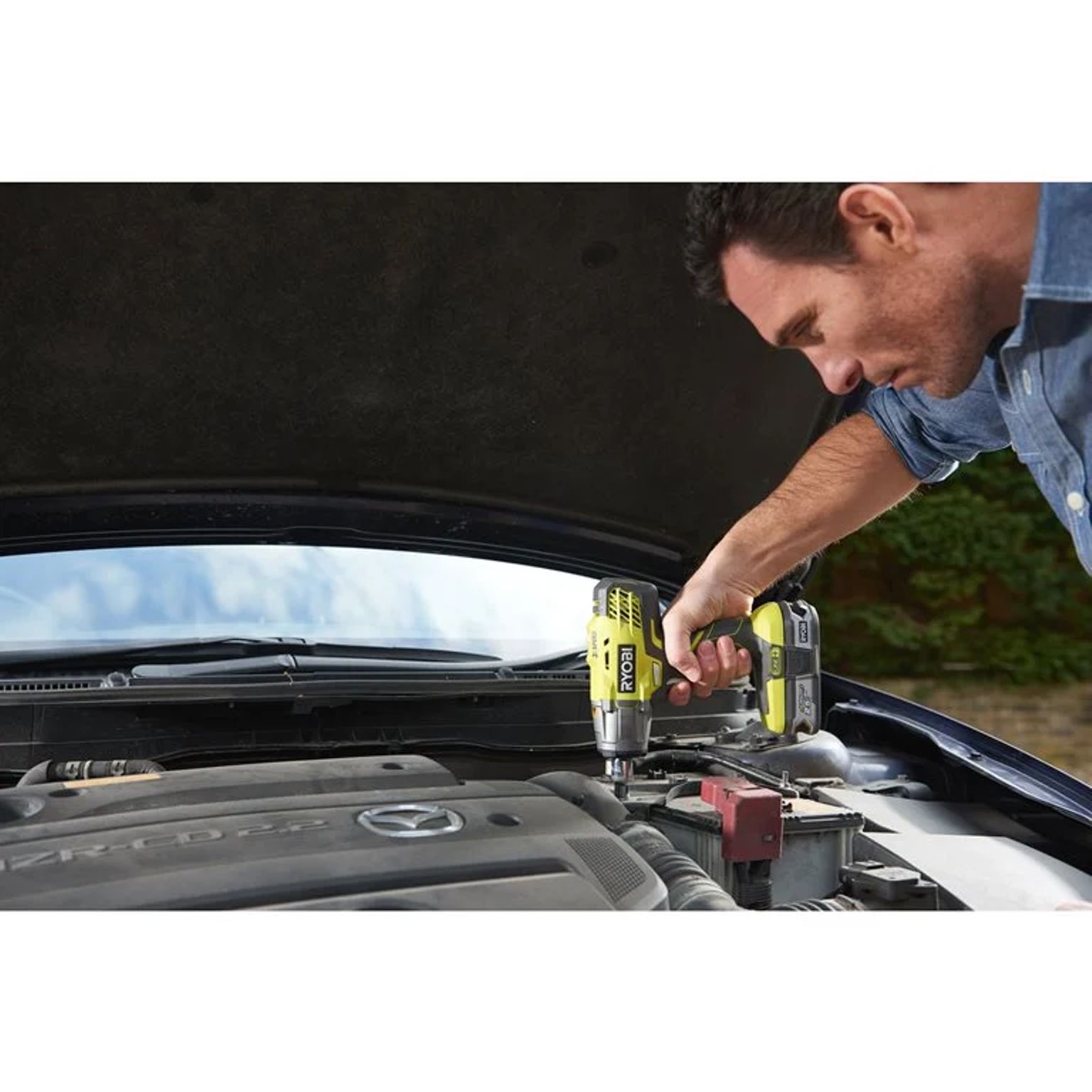 Aku rázový utahovák RYOBI R18IW3-120S, 1×2Ah, 18V