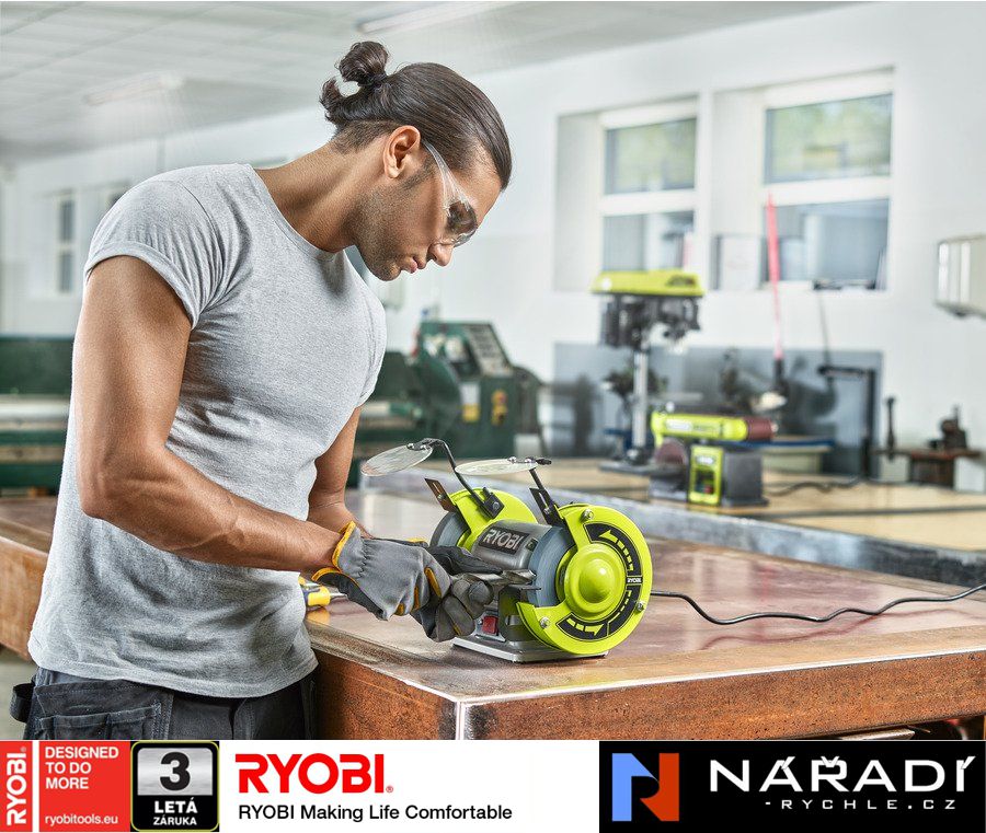 Stolní kotoučová bruska Ryobi RBG6G1, 250 W