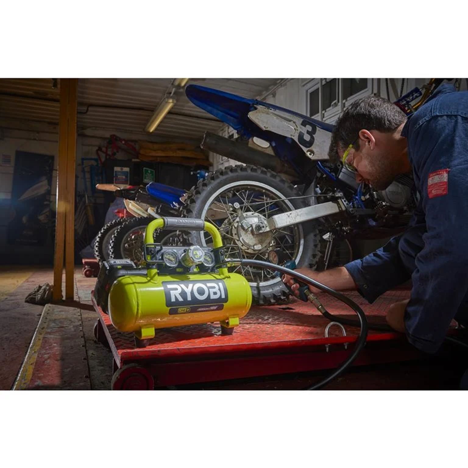 Aku kompresor Ryobi R18AC-0, 18V