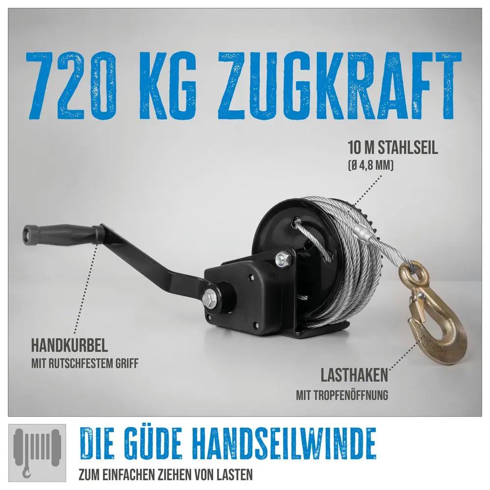 Lanový naviják Güde Typ 720 B