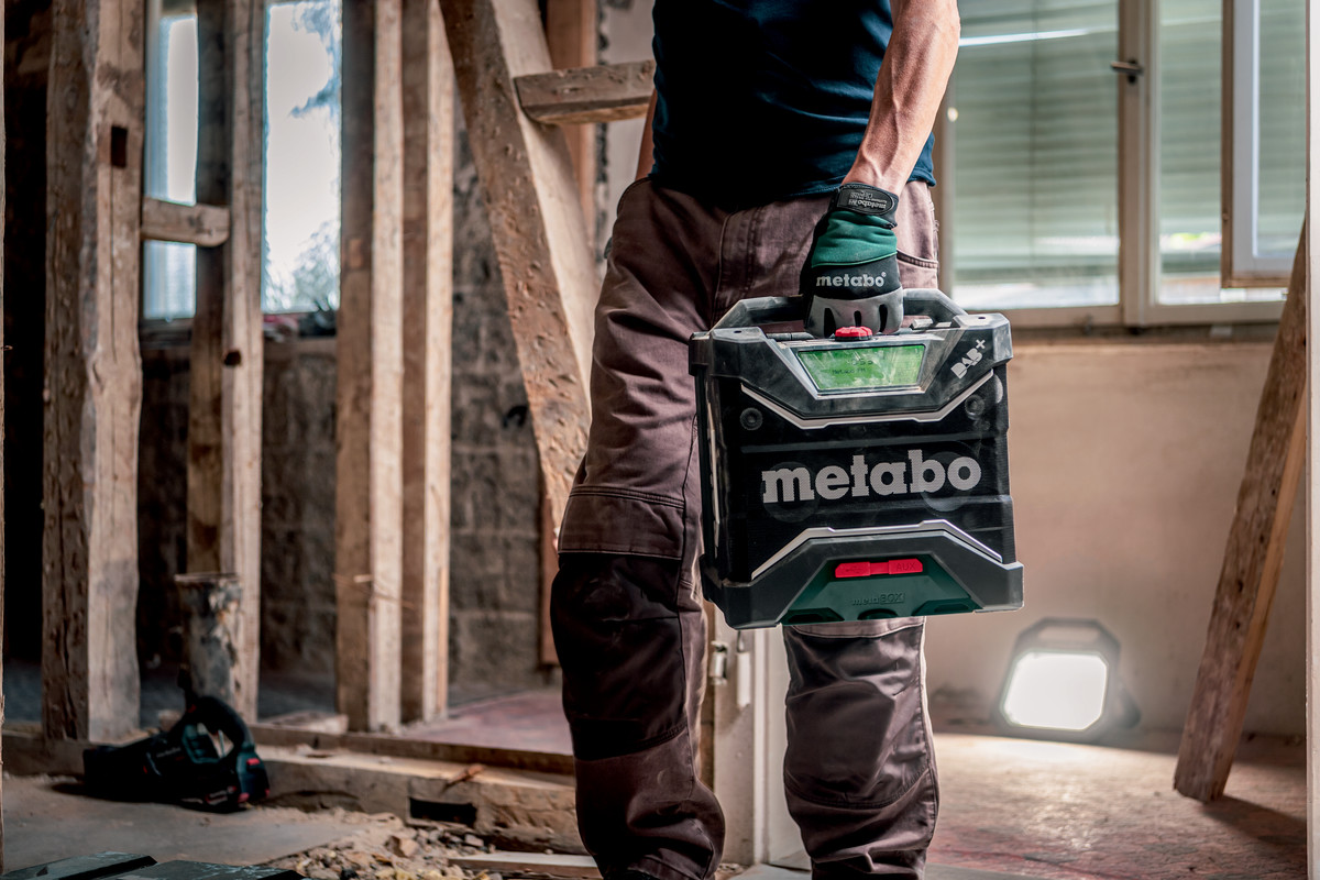 Aku stavební rádio Metabo RC 12-18 32W BT DAB+
