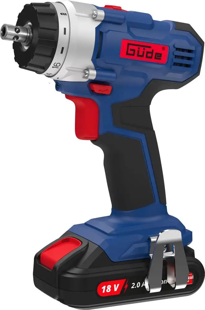 Aku vrtací šroubovák Güde BS 18 Set - Mobilní dílna