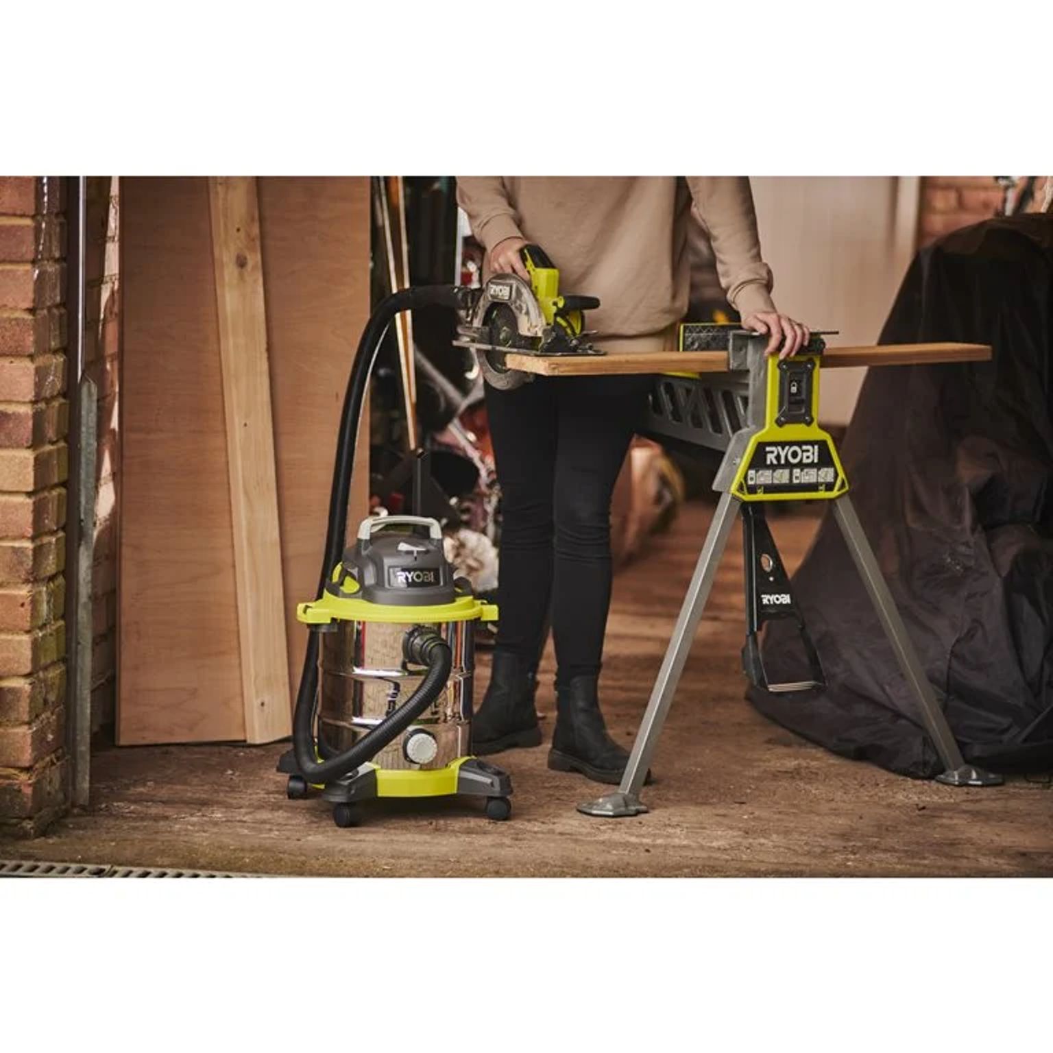Dílenský vysavač Ryobi RVC-1220I-G, 230V