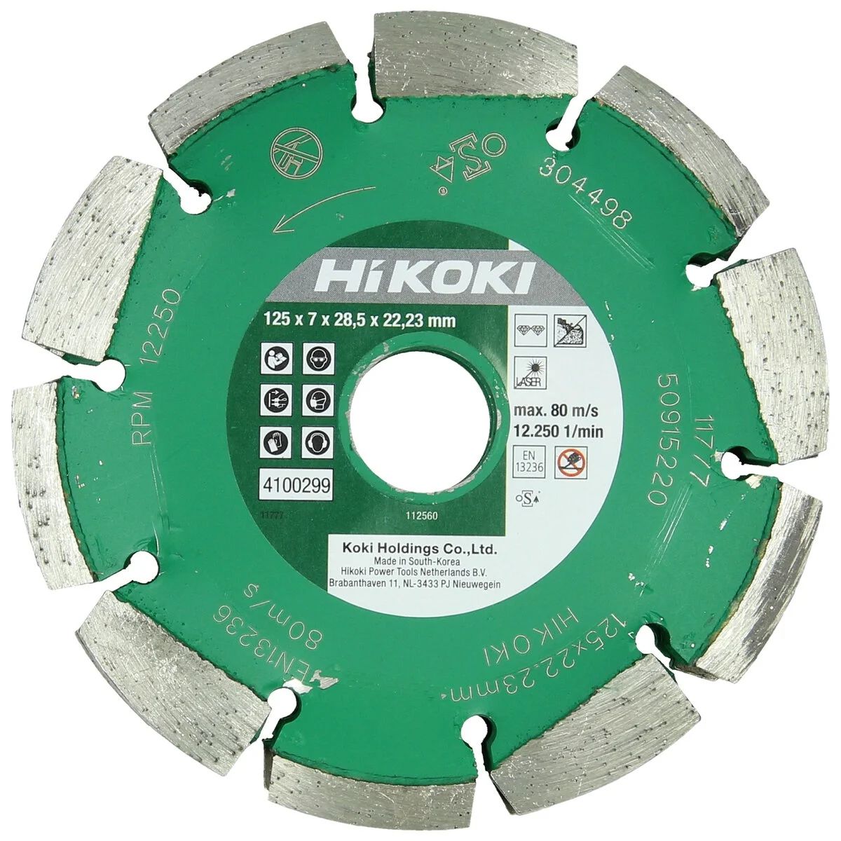 Frézovací kotouč HiKOKI, 125x28,5x22,23mm, Universal laser