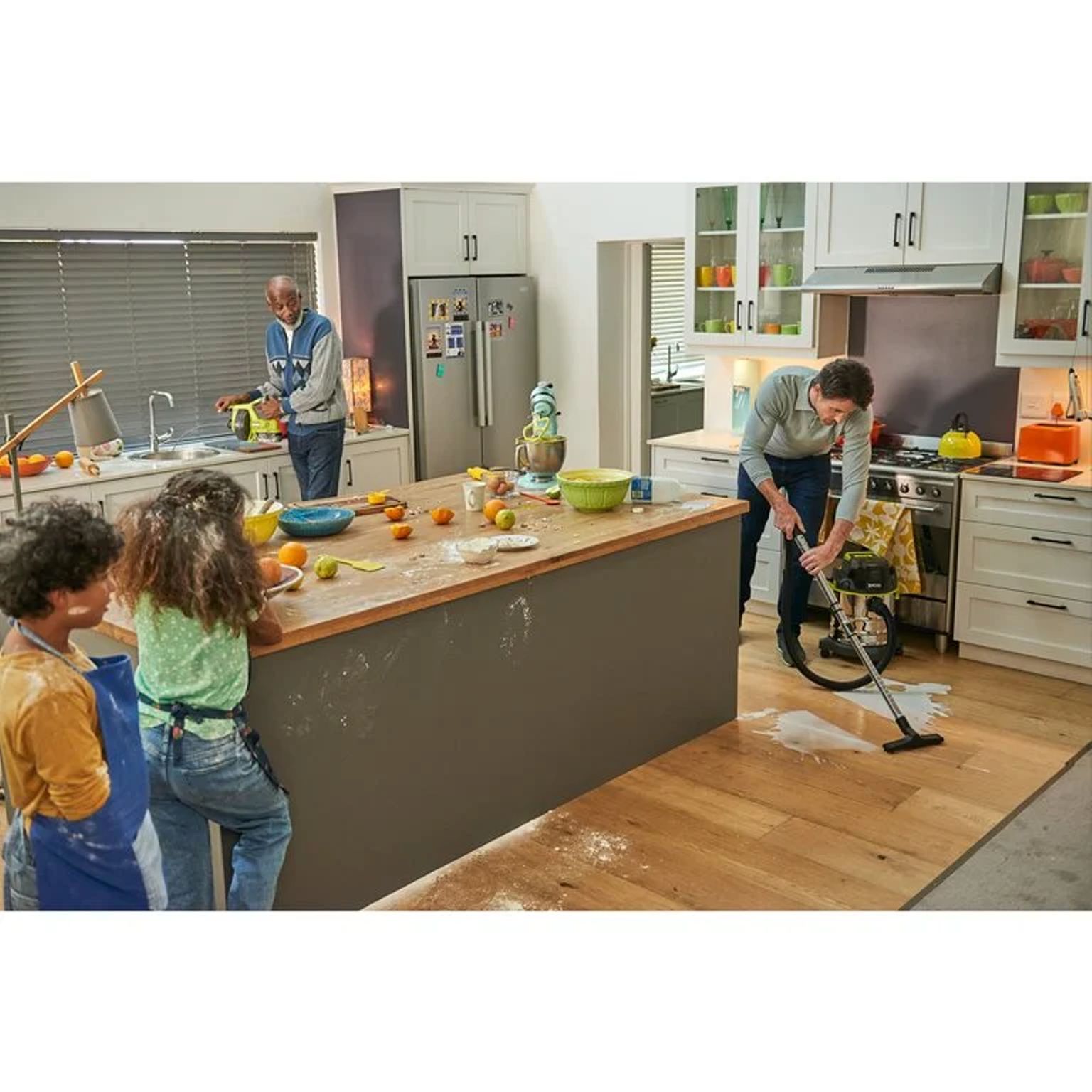 Aku vysavač Ryobi R18WDV-0, 18V