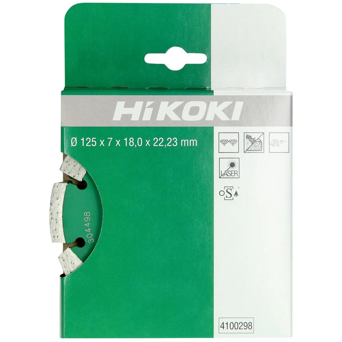 Frézovací kotouč HiKOKI, 125x28,5x22,23mm, 2-řadý