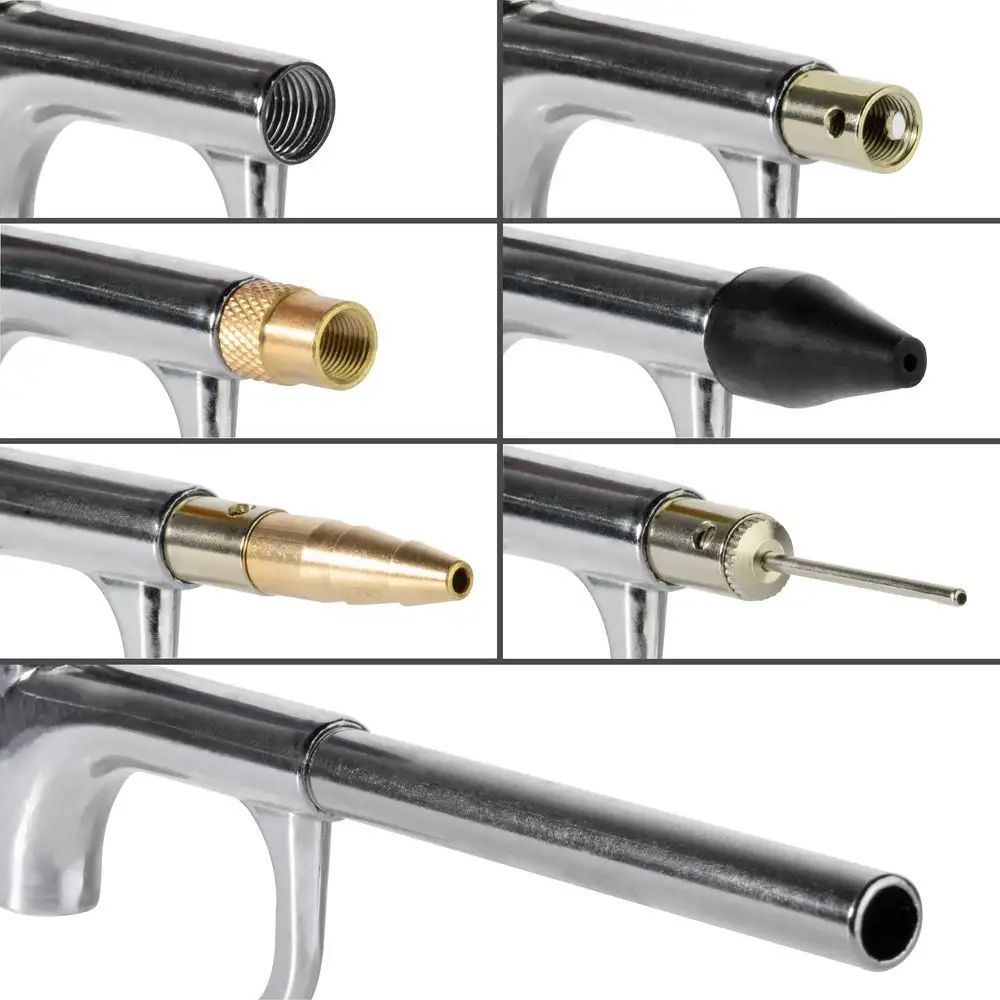 Ofukovací pistole Güde, 7-dílná sada