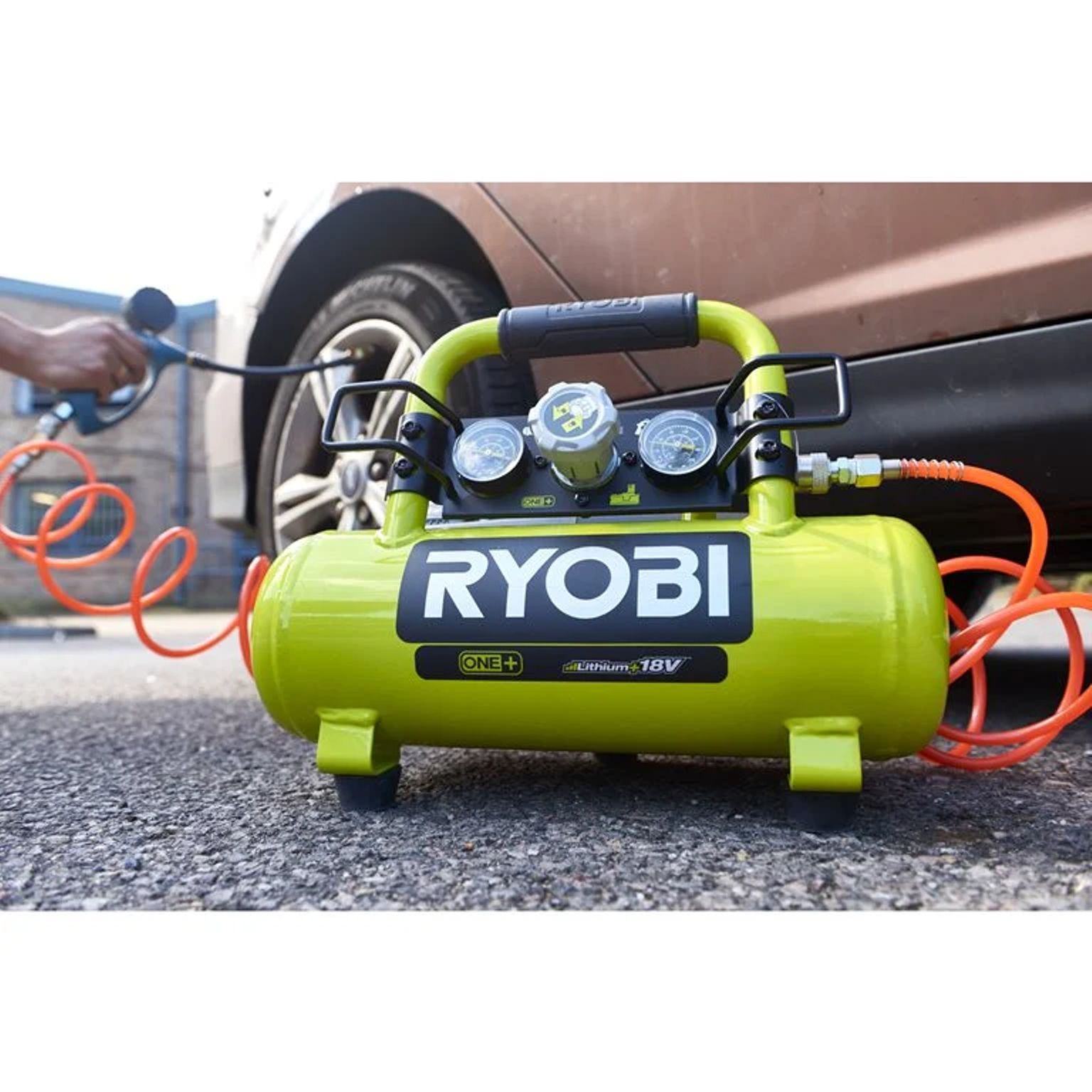 Aku kompresor Ryobi R18AC-0, 18V