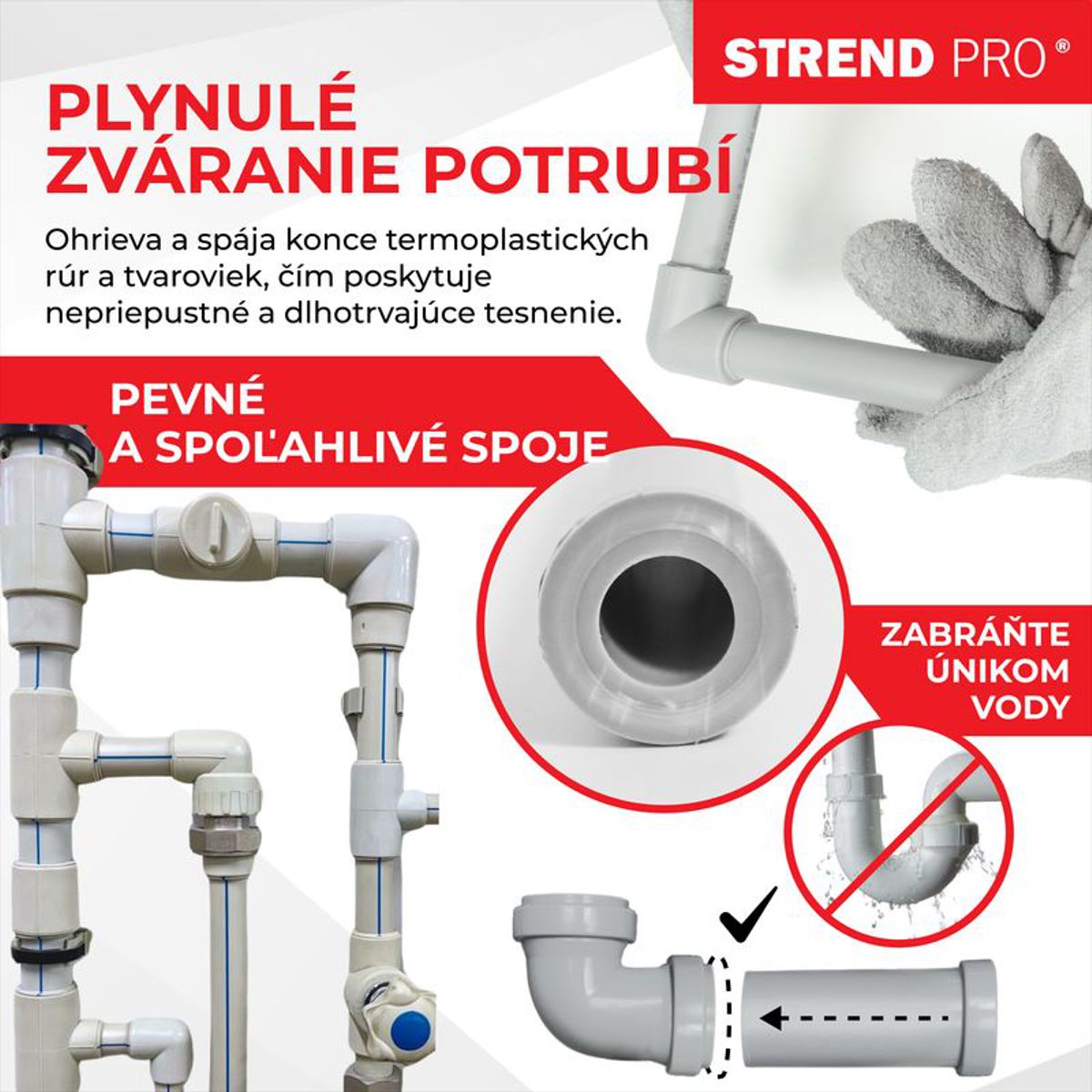 Polyfúzní svářečka Strend Pro PPR 63B, 20-63mm