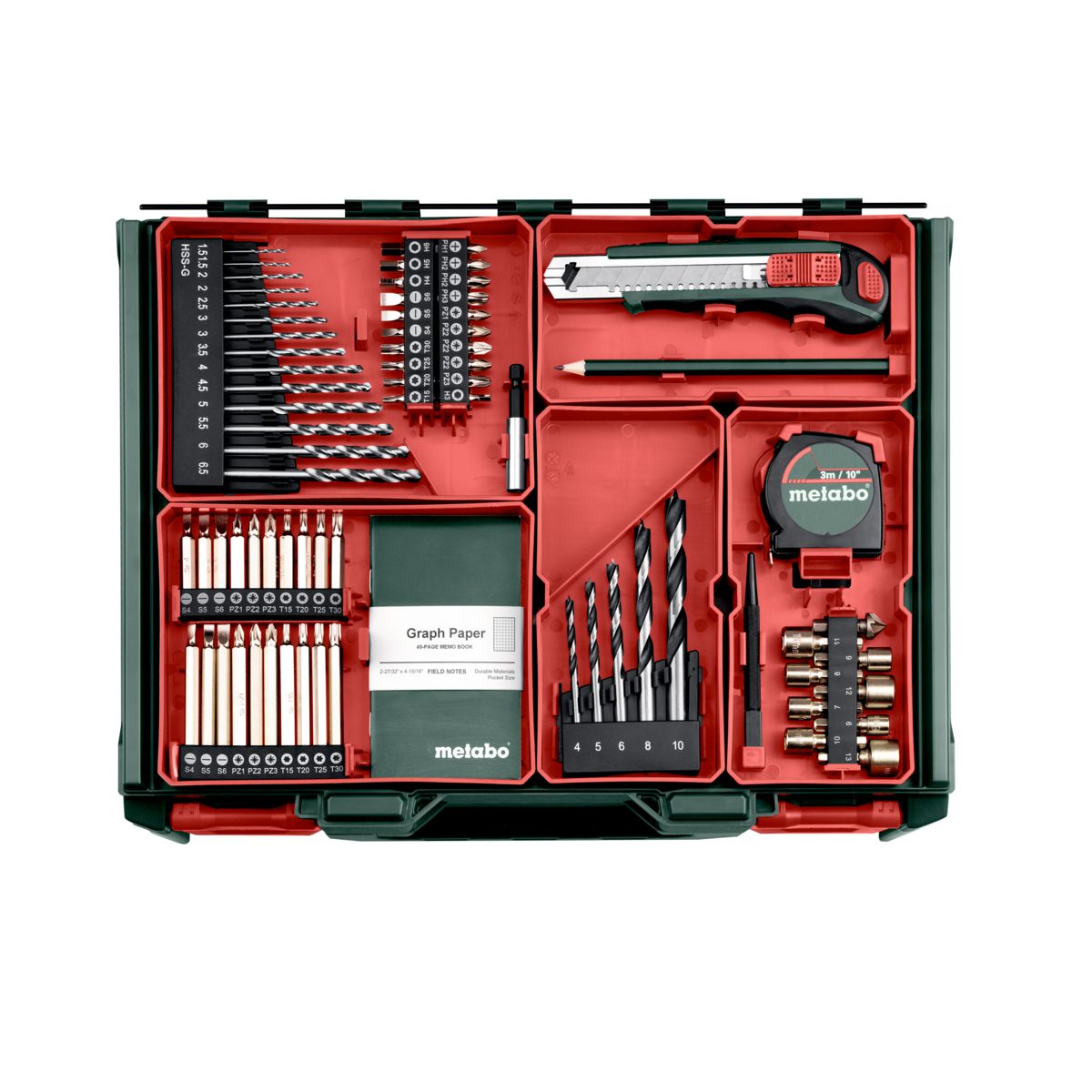 Aku vrtací šroubovák Metabo BS 18 L BL SET, 2×2Ah, 18V, mobilní dílna