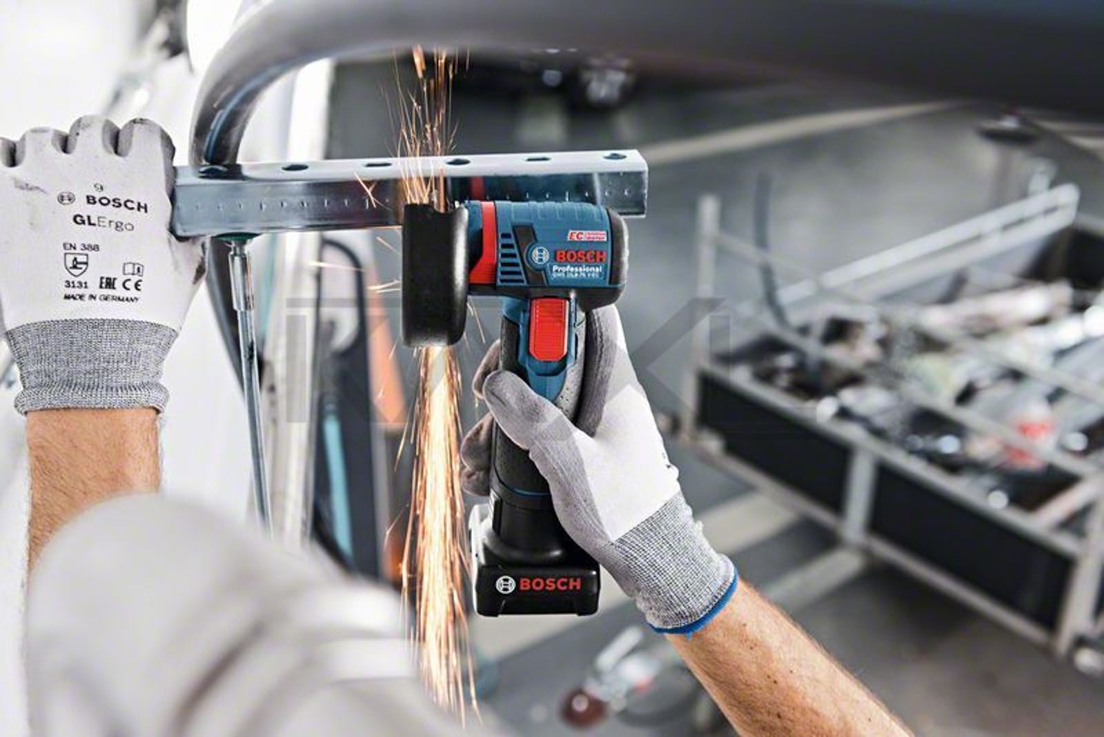 Aku úhlová bruska pila BOSCH PRO GWS 12V-76, 12V