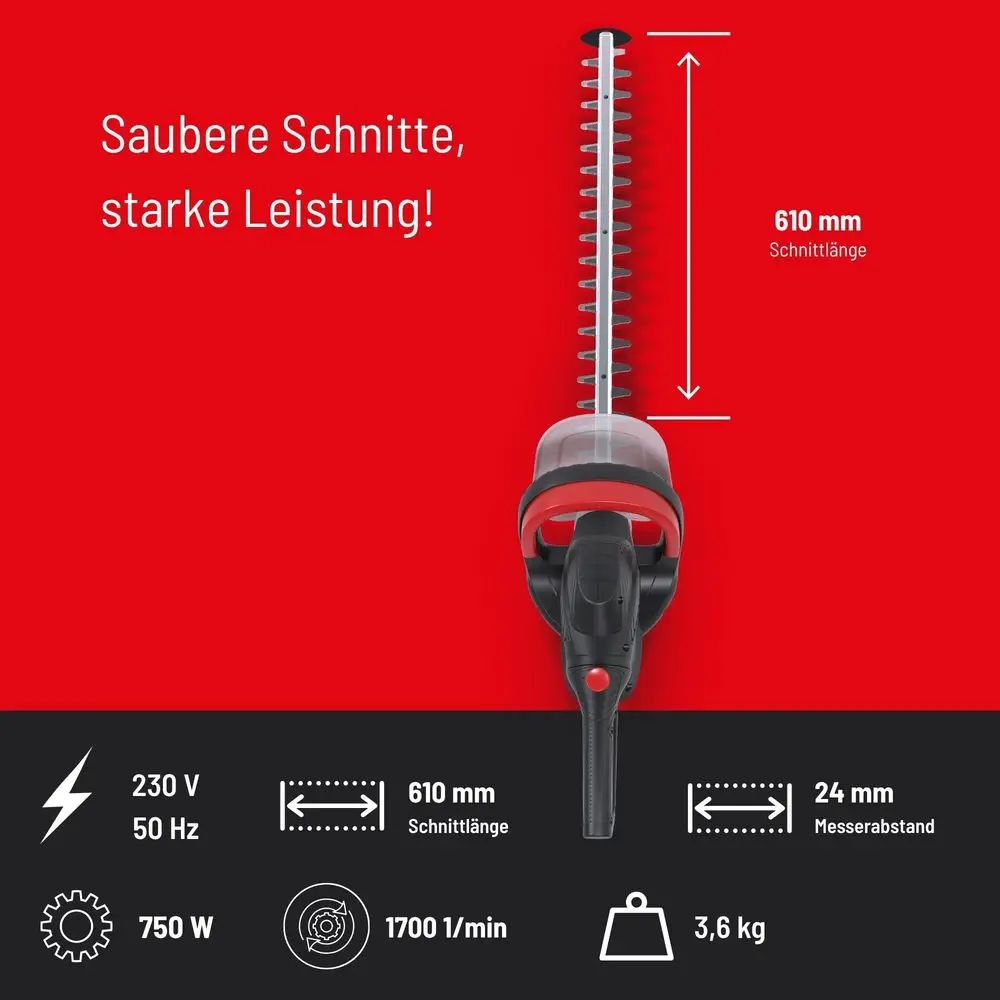 Elektrické plotové nůžky Güde GEH 660-750