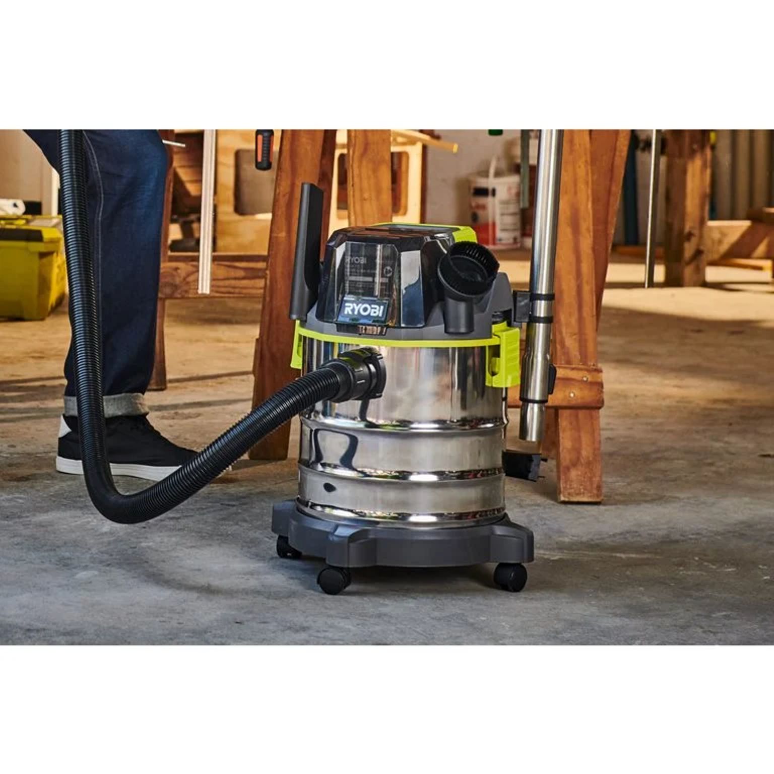 Aku vysavač Ryobi R18WDV-0, 18V