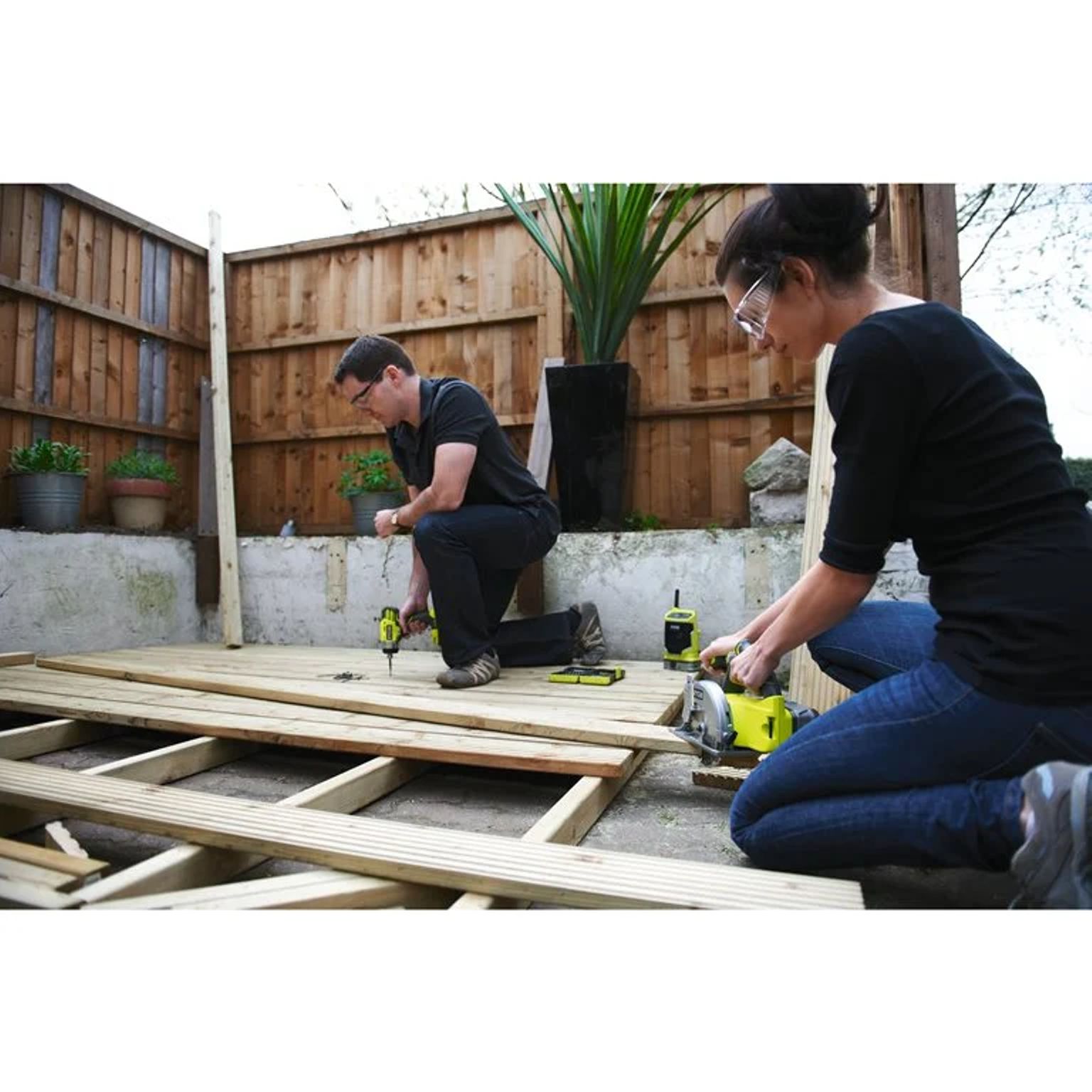 Aku okružní pila s laserem RYOBI RWSL1801M, 18V