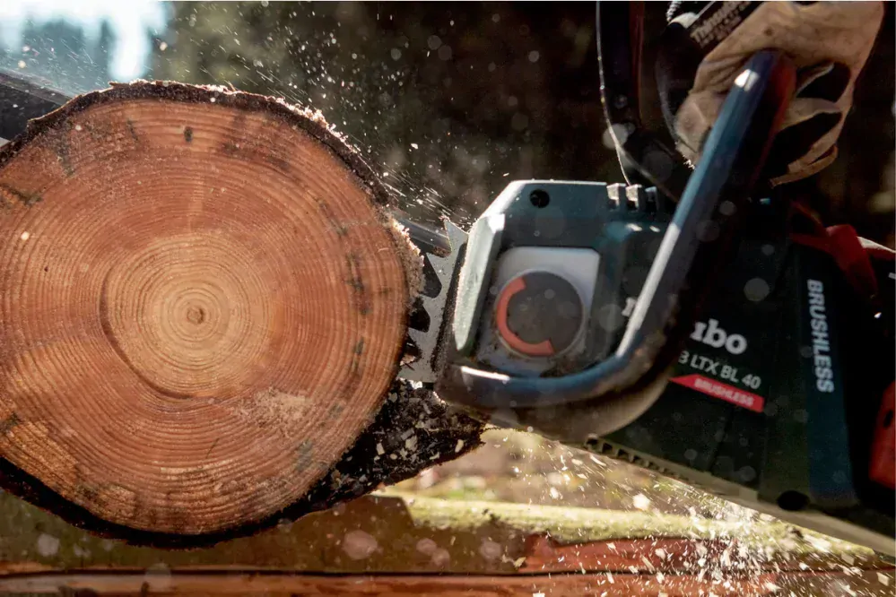 Aku řetězová pila Metabo MS 36-18 LTX BL 40, 2×18V