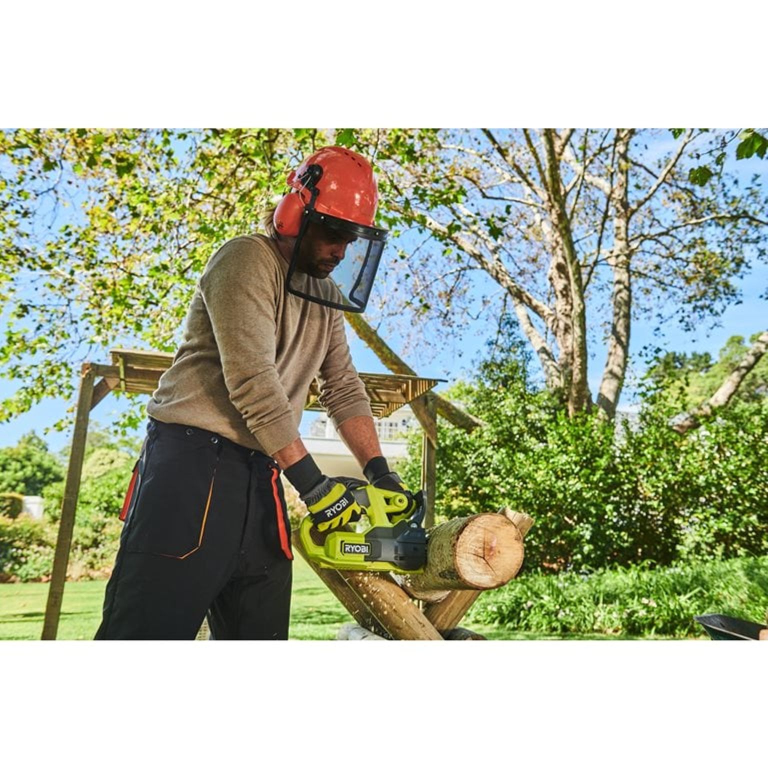 Aku řetězová pila Ryobi RY18CS20A-0, 18V