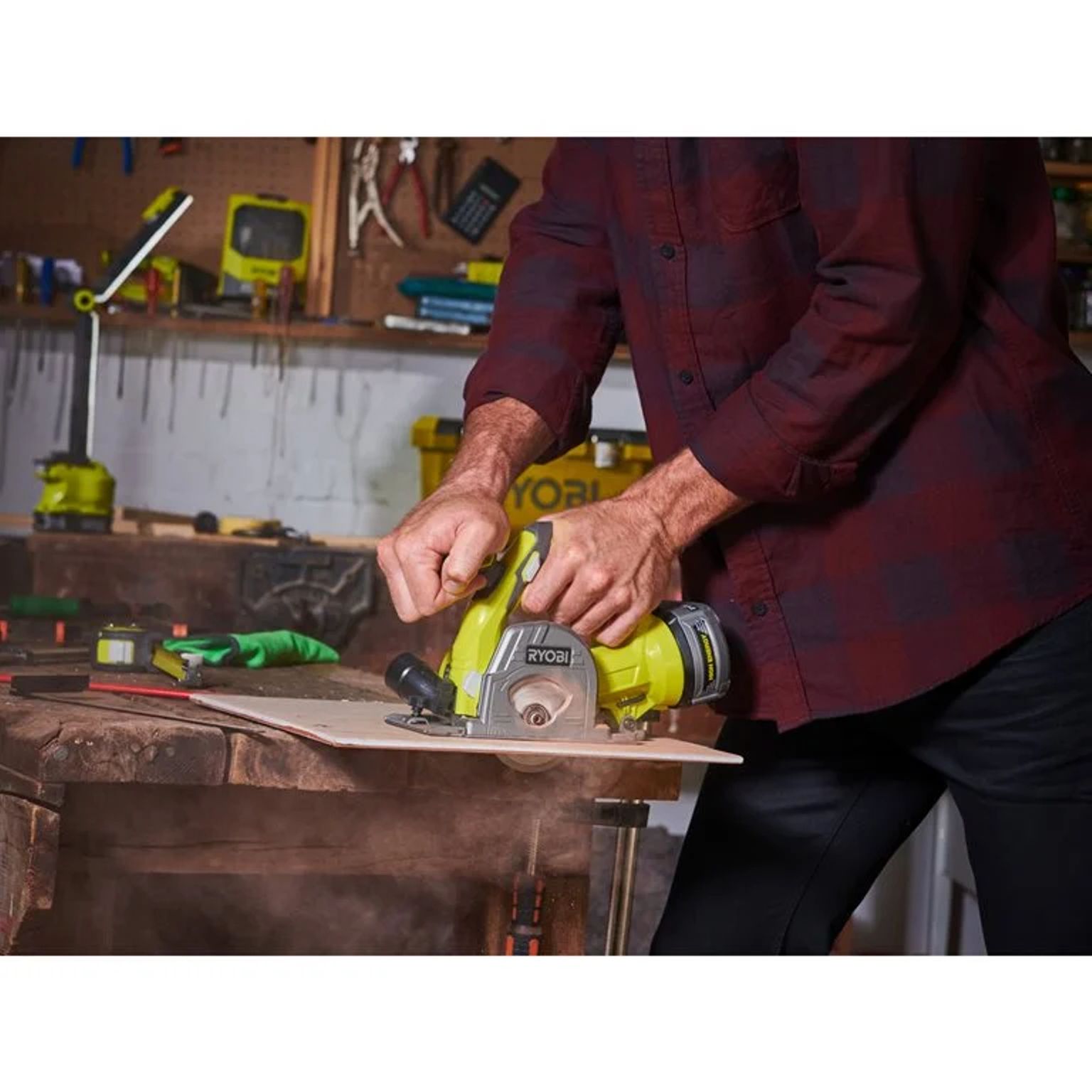 Aku ponorná pila Ryobi R18MMS-120S, 18V ONE+