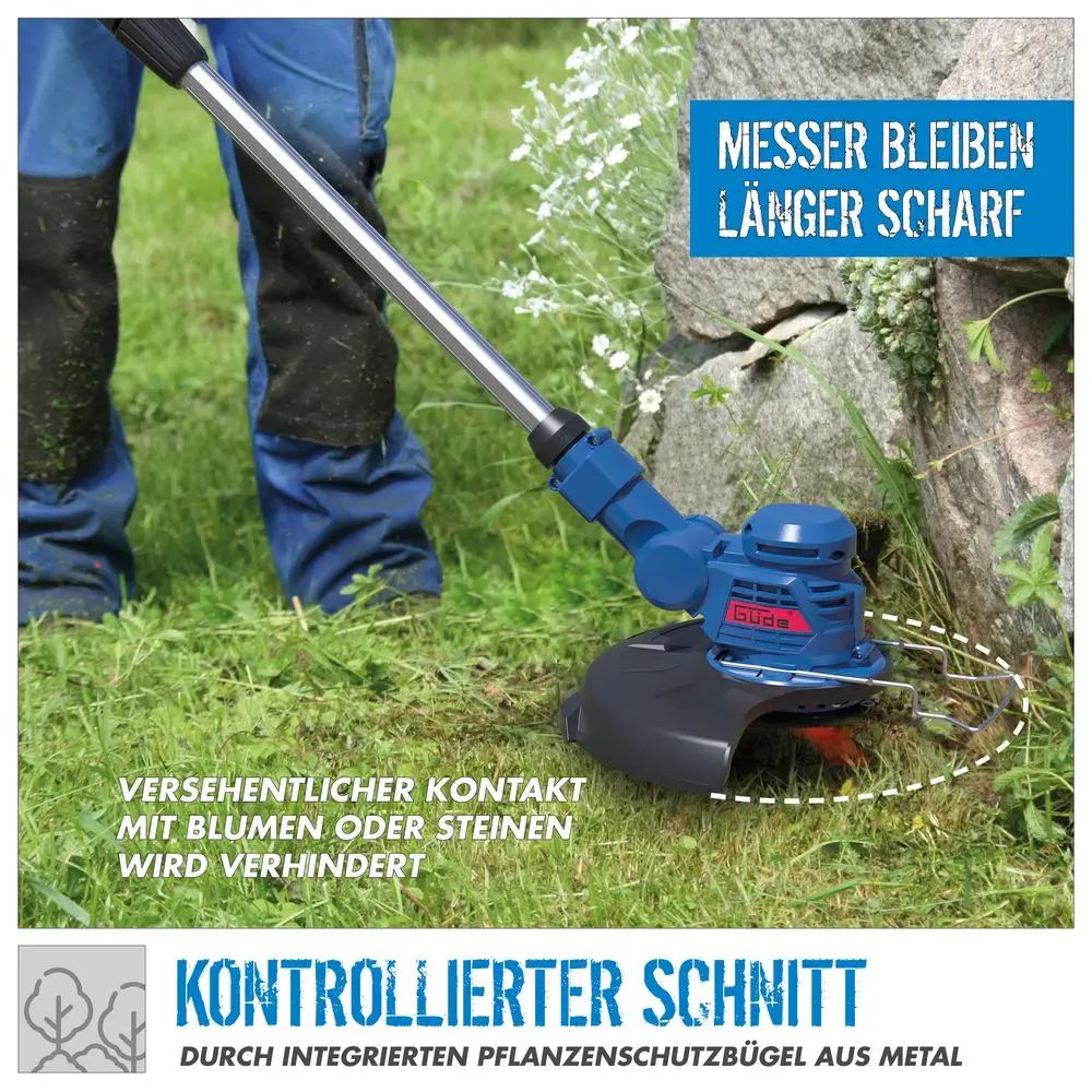 Aku vyžínač Güde RT 18-0, 18V