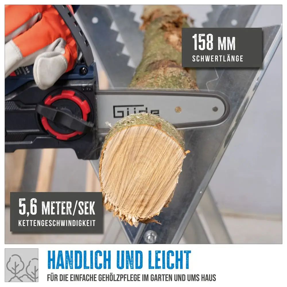 Aku řetězová pilka Güde GMK 18-201-05, 18V
