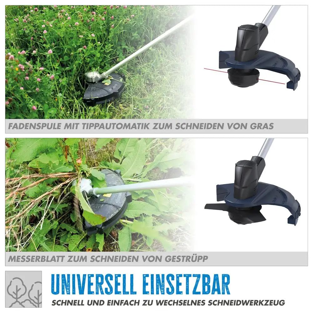 Aku vyžínač Güde FS 18-401-30, 1×4Ah, 18V