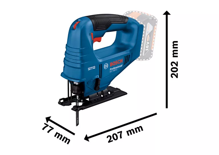 Aku přímočará pila BOSCH GST 183-LI, 18V