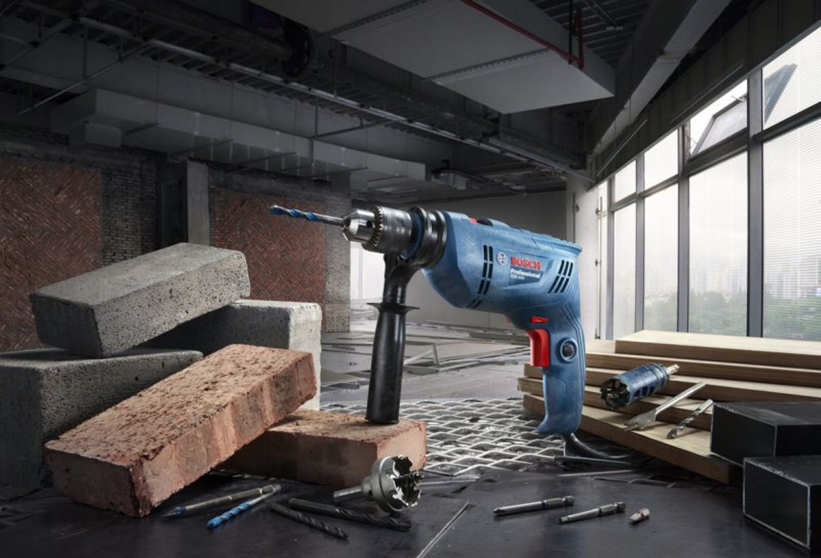 Příklepová vrtačka BOSCH GSB 600