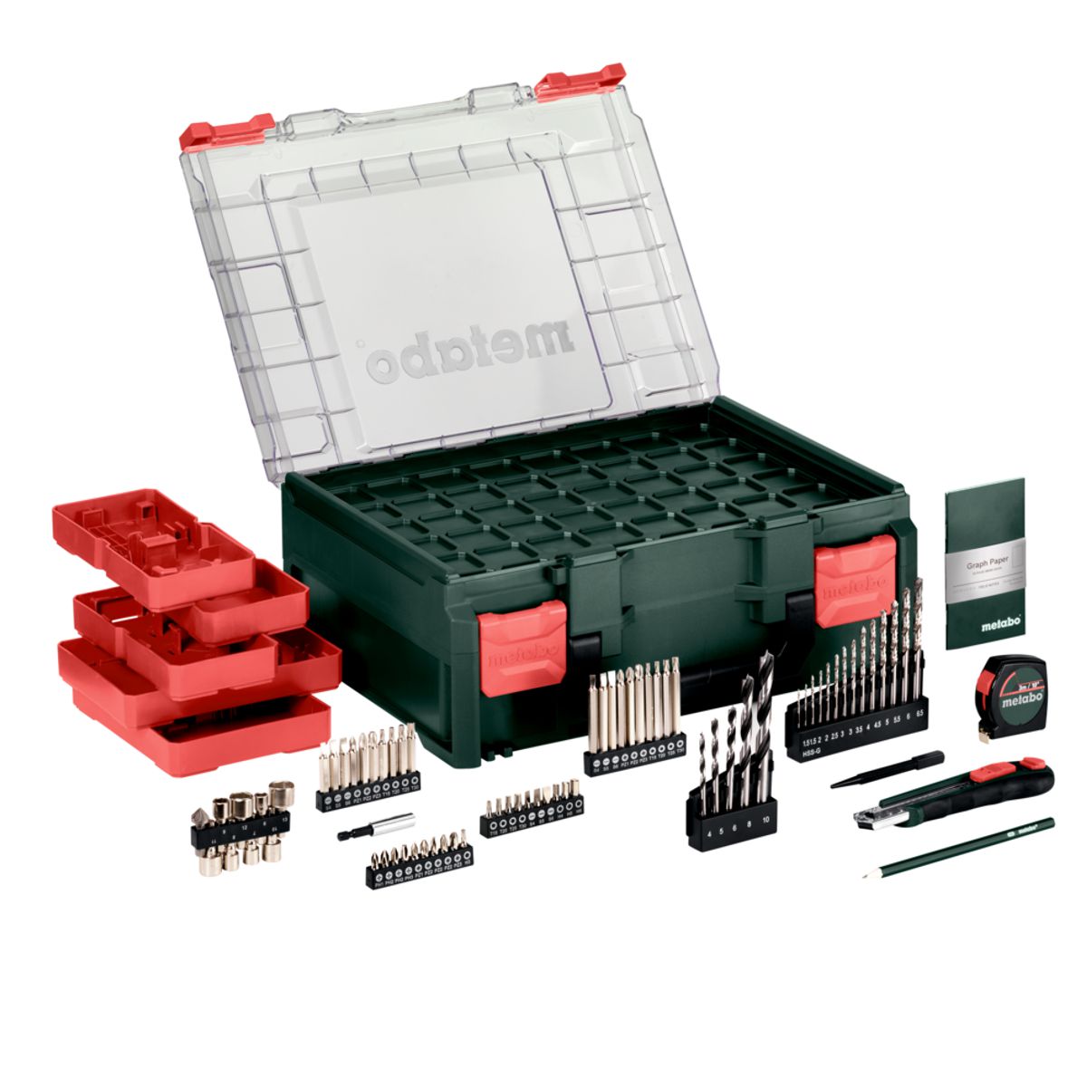 Aku vrtací šroubovák Metabo BS 18 L BL SET, 2×2Ah, 18V, mobilní dílna
