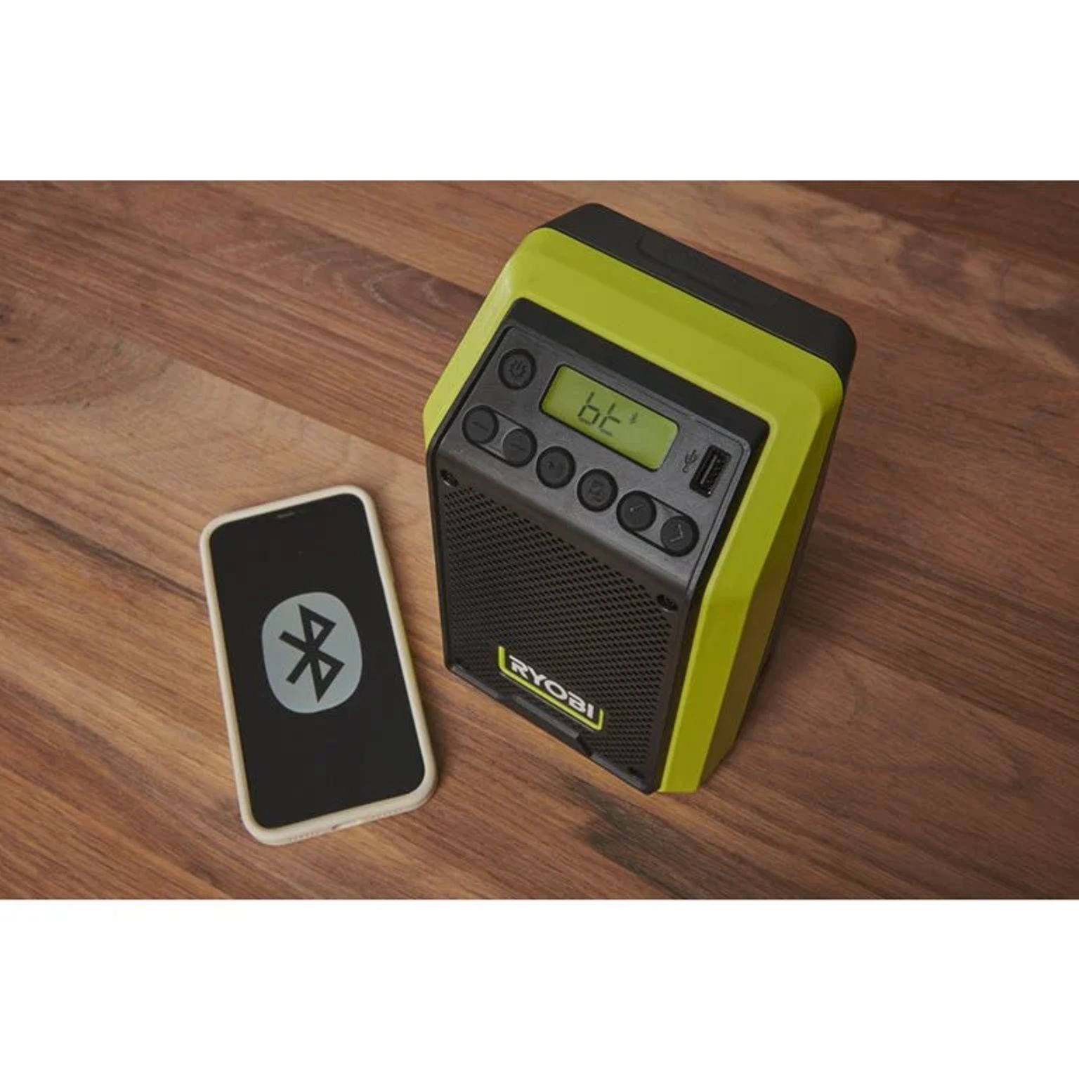 Aku rádio Ryobi RRDAB18-0, Bluetooth, DAB, 18V