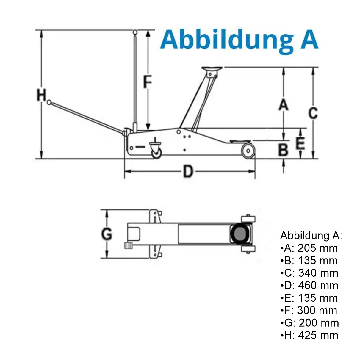 Posuvný hydraulický zvedák Güde GRH 2/330