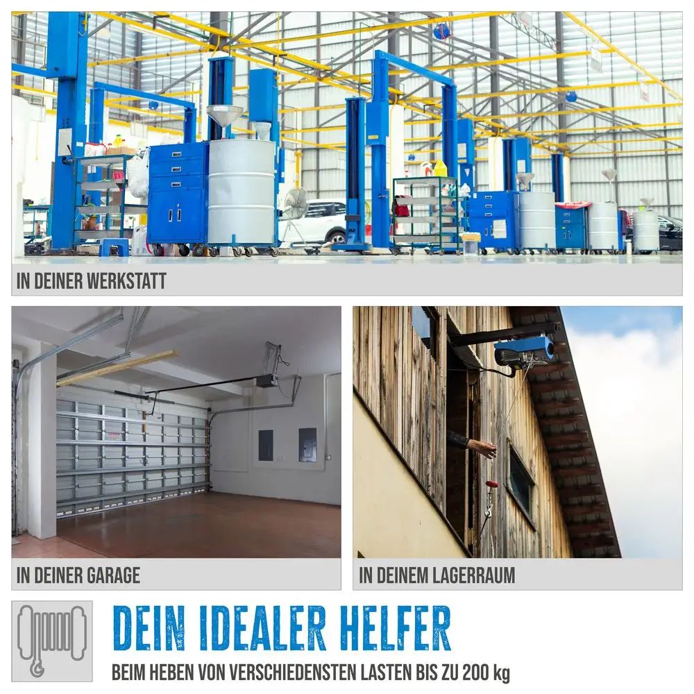 Elektrický lanový zvedák Güde GSZ 100/200