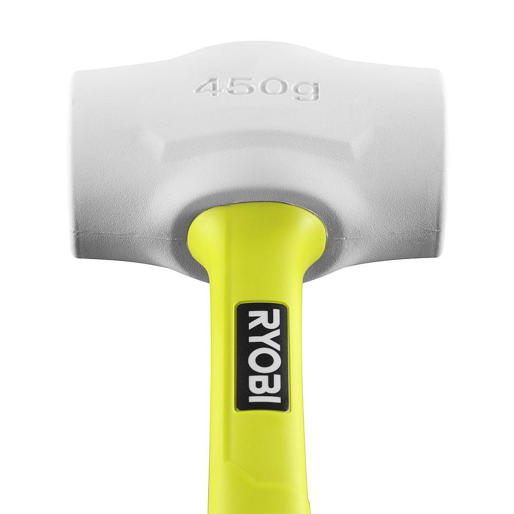 Gumová palička Ryobi RHHM450W, 450g bílá