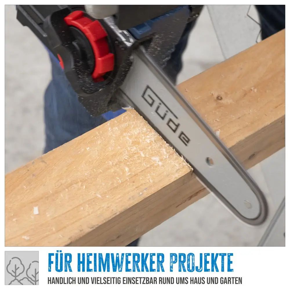 Aku řetězová pilka Güde GMK 18-201-05, 18V