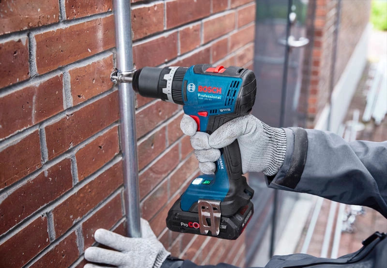 Aku vrtačka BOSCH PRO GSR 18V-65, 2×5Ah, 18V, L-BOXX