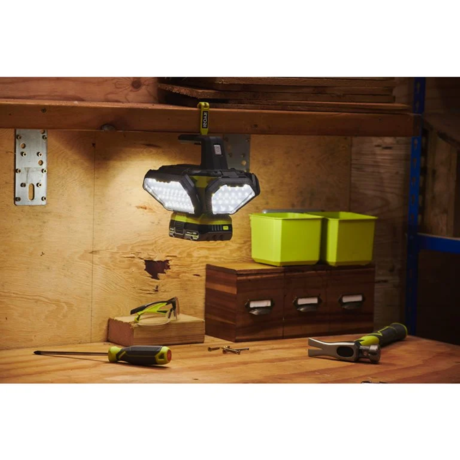 Aku panelové světlo Ryobi R18L360-0, 18V