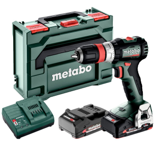 Aku příklepová vrtačka Metabo SB 18 L BL Q, 2×2Ah, 18V, metaBOX