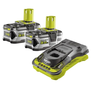 Aku set 2×5,0 Ah - Ryobi RC18150-250, 18V