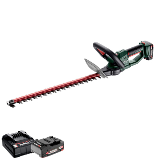 Aku plotostřih Metabo HS 18 LTX 55, 2×2Ah, 18V