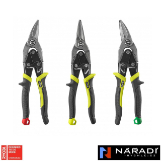 Nůžky na plech Ryobi RHAS3PC, 3ks