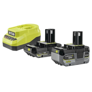 Aku set 2Ah+4Ah - Ryobi RC18120A-242X, 18V