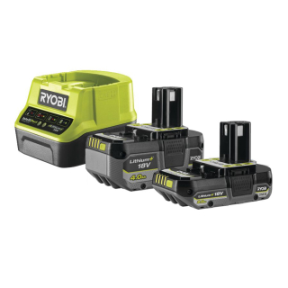 Aku set 2Ah + 4Ah - Ryobi RC18120-242X, 18V