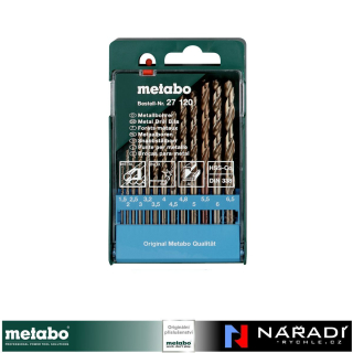 Kazeta vrtáků do kovu Metabo HSS-CO, 13-dílná