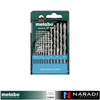 Kazeta vrtáků do kovu Metabo HSS-G, 13-dílná