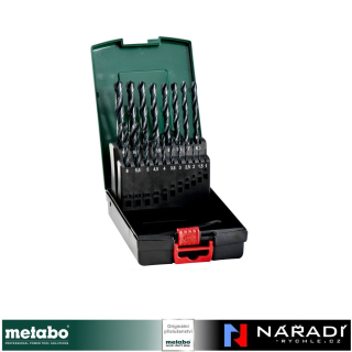 Kazeta vrtáků do kovu Metabo HSS-R, 19-dílná