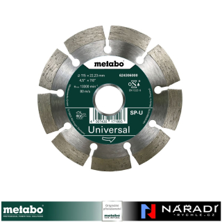 Diamantový kotouč Metabo, 115x22,23 mm