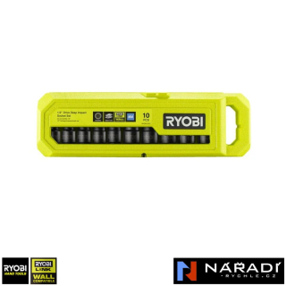 Sada rázových hlavic Ryobi RHDIS10PC, 10-dílná