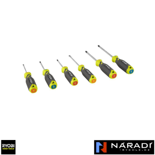 Sada šroubováků Ryobi RHSDS6PC, 6-dílná
