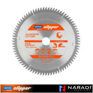 Pilový kotouč Norton Clipper, 255x30 Z80 Aluminium