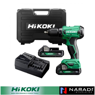 Aku šroubovák HiKOKI DS18DAWCZ, 2×2Ah, 18V, kufr